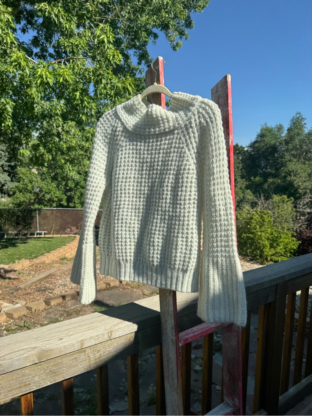 Anthropologie Waffle-Knit  Sweater